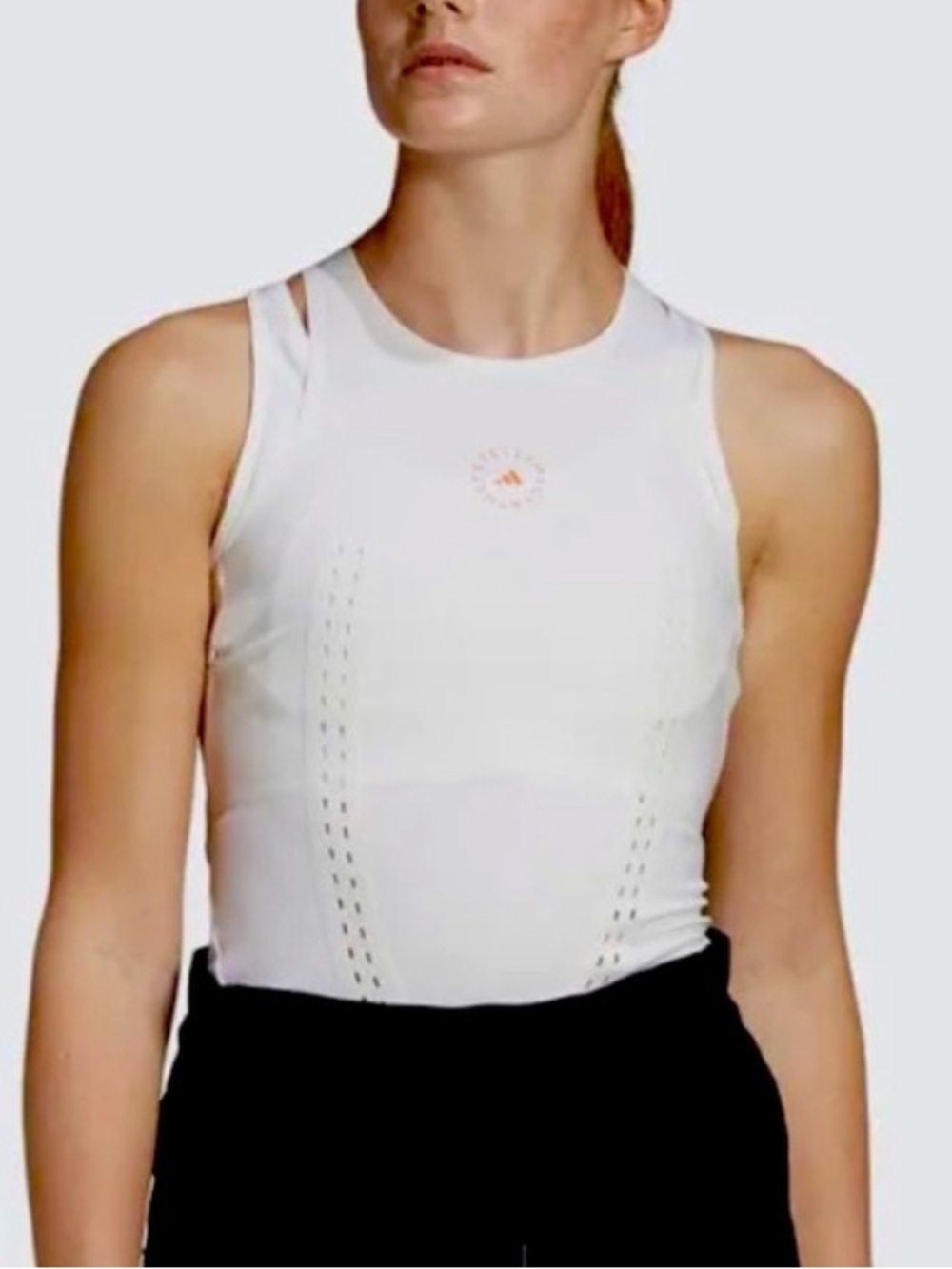 Stella McCartney Adidas Women’s White Sleeveless Athletic Tank Top